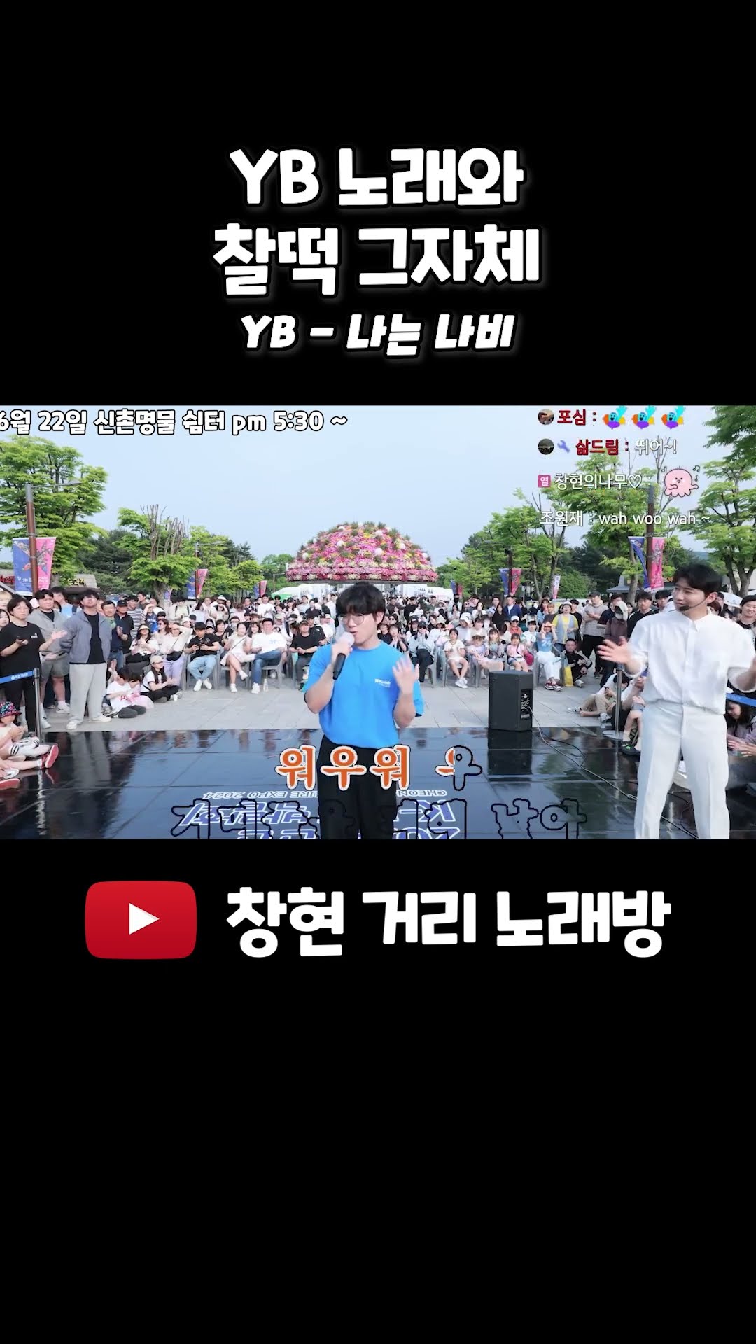 YB 노래와 찰떡 그자체 #YB #나는나비